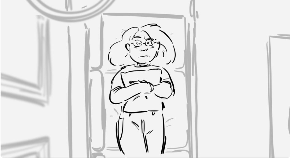 Storyboard sketch from Observations on Having a White Therapist